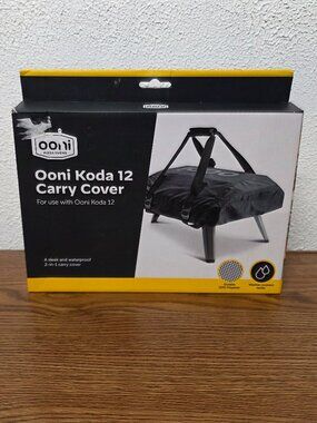 Kitchen Accessories Black Ooni Koda 12 Waterproof Pizza Oven Carry Cover